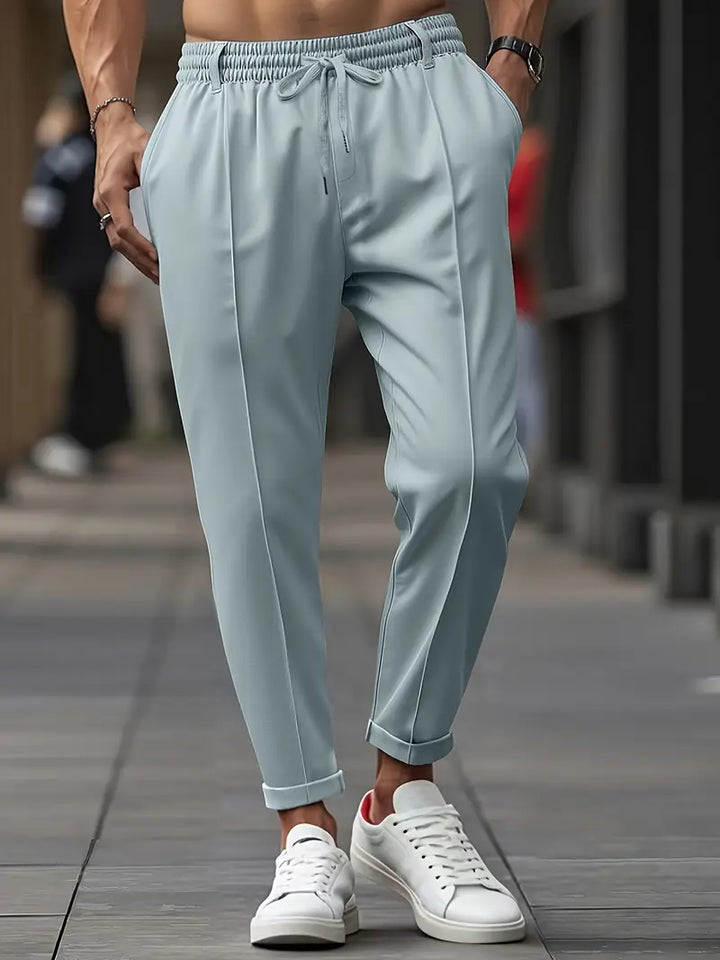 Crawford - קז'ואלגזרה צרהמכנסייםעם מותניים אלסטיים