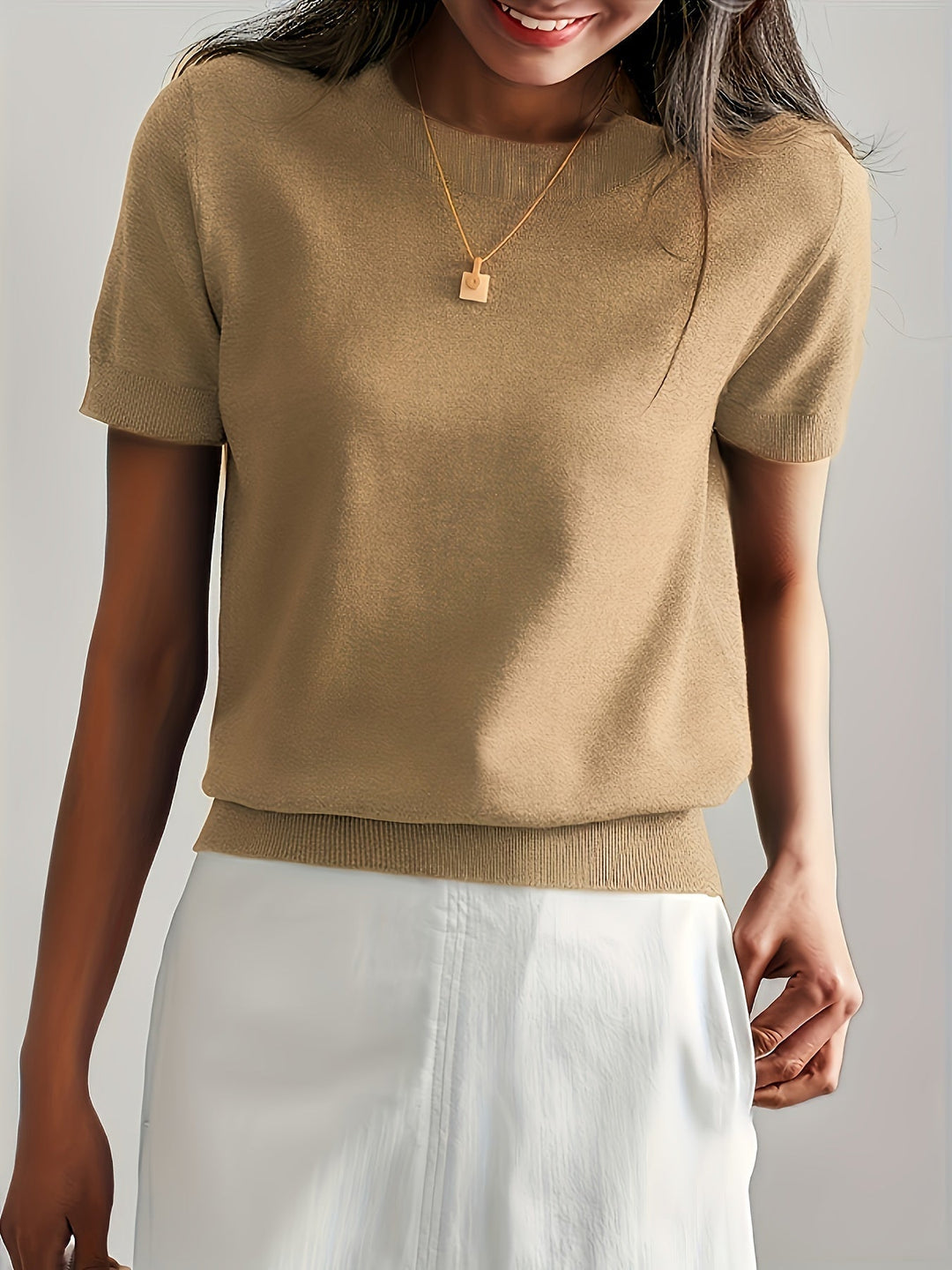 Jacquie - חולצת טי שירט קז'ואל בעלת גמישות גבוהה