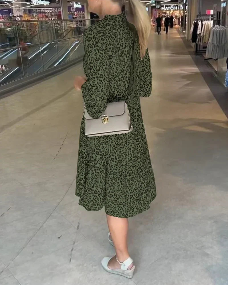 Siobhan - שמלת הדפס נמר