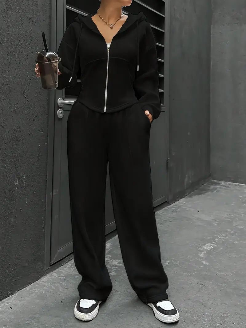 Nanci - סט שני חלקים קז'ואל עם שרוולים ארוכים