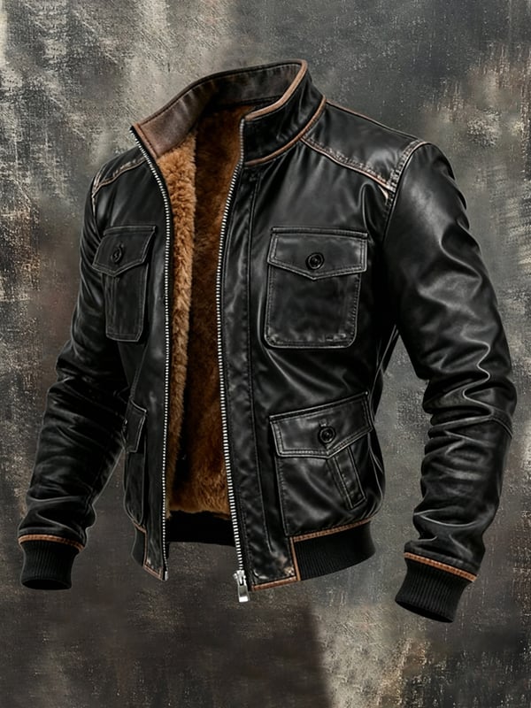 Crowley - מעיל חוץ בסגנון רטרו