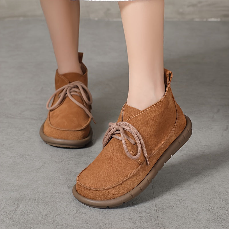 Lirinda - מגפי עור עם שרוכים