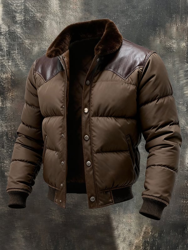 Benzema - מעיל עור אלגנטי עם שרוולים ארוכים