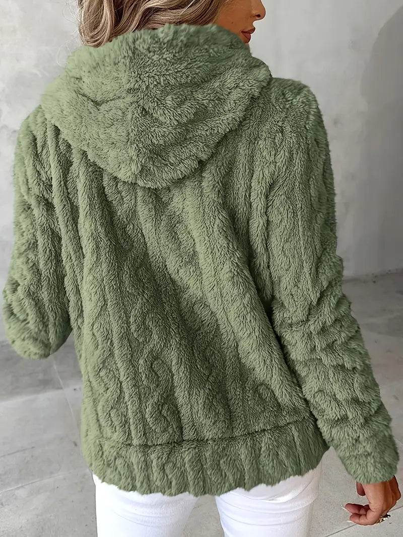 Ganka - סווטשירט עם רוכסן ושרוולים ארוכים