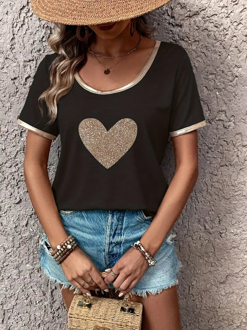 Lamprini - חולצת טי שרוול קצר אלגנטית