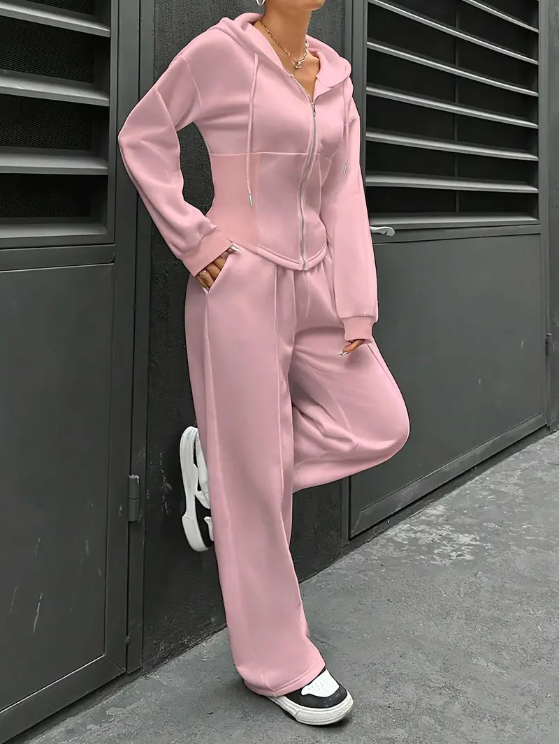 Nanci - סט שני חלקים קז'ואל עם שרוולים ארוכים