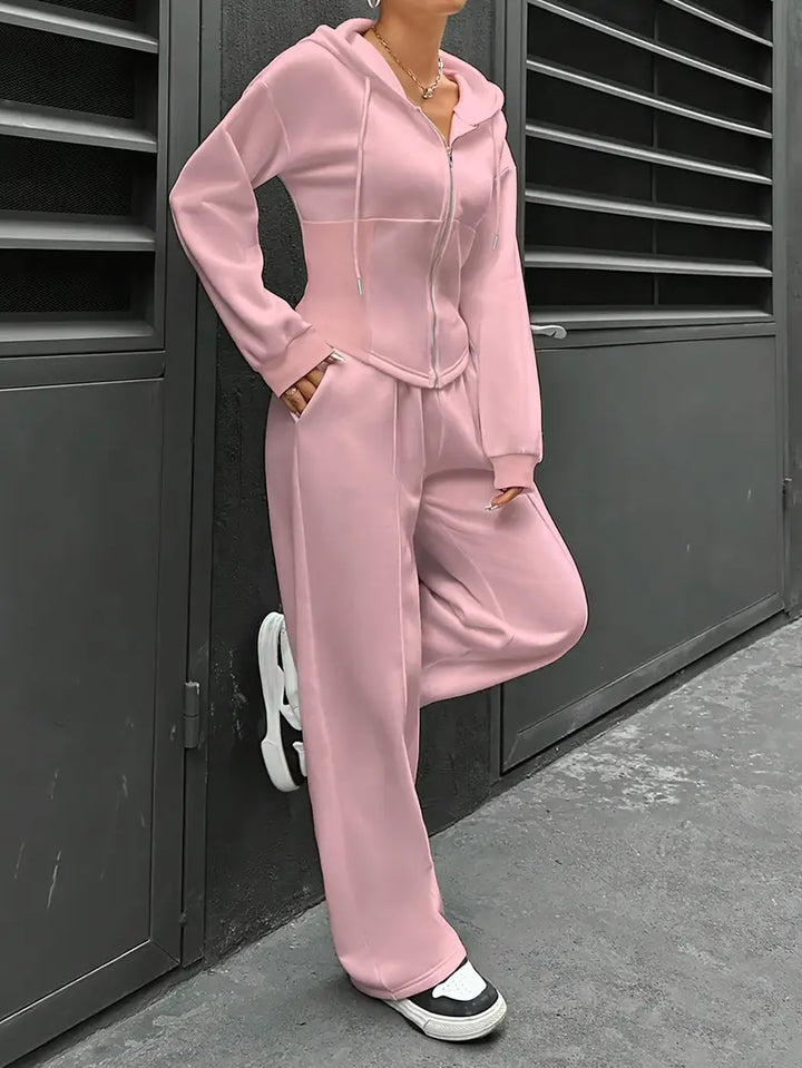 Nanci - סט שני חלקים קז'ואל עם שרוולים ארוכים