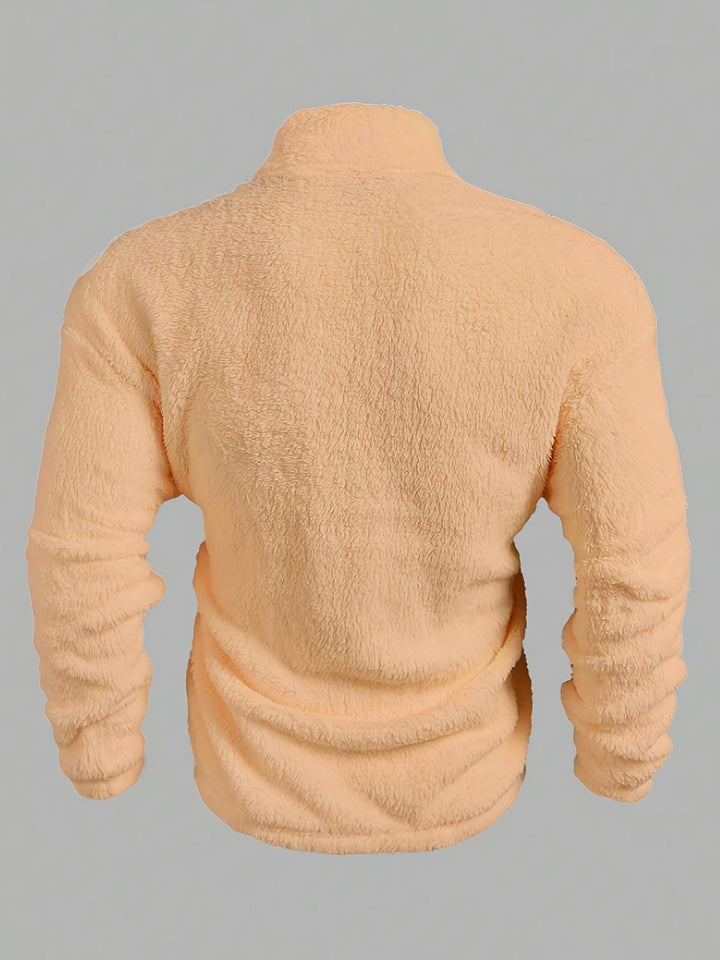 Kamil - סוודר פליס עם רוכסן חצי