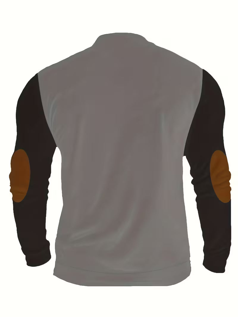 Didier - סווטשירט עם הדפס תלת-ממדי של ספינת פיראטים וינטג'