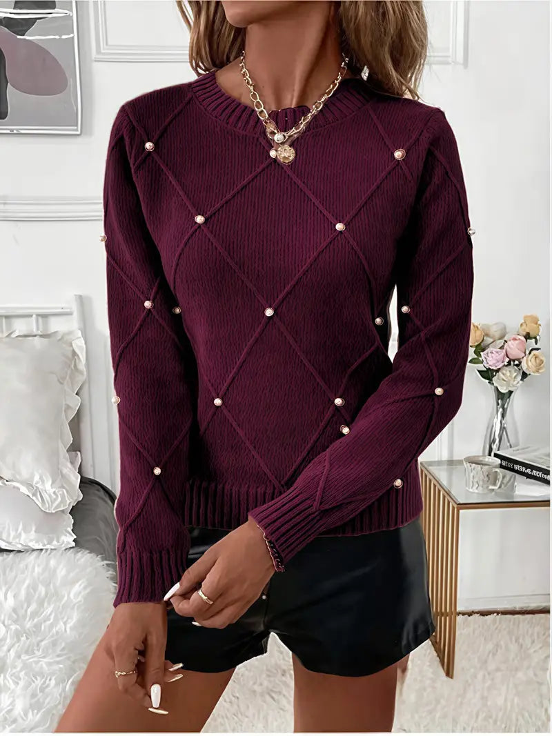 Turid - סוודר אלגנטי עם שרוולים ארוכים