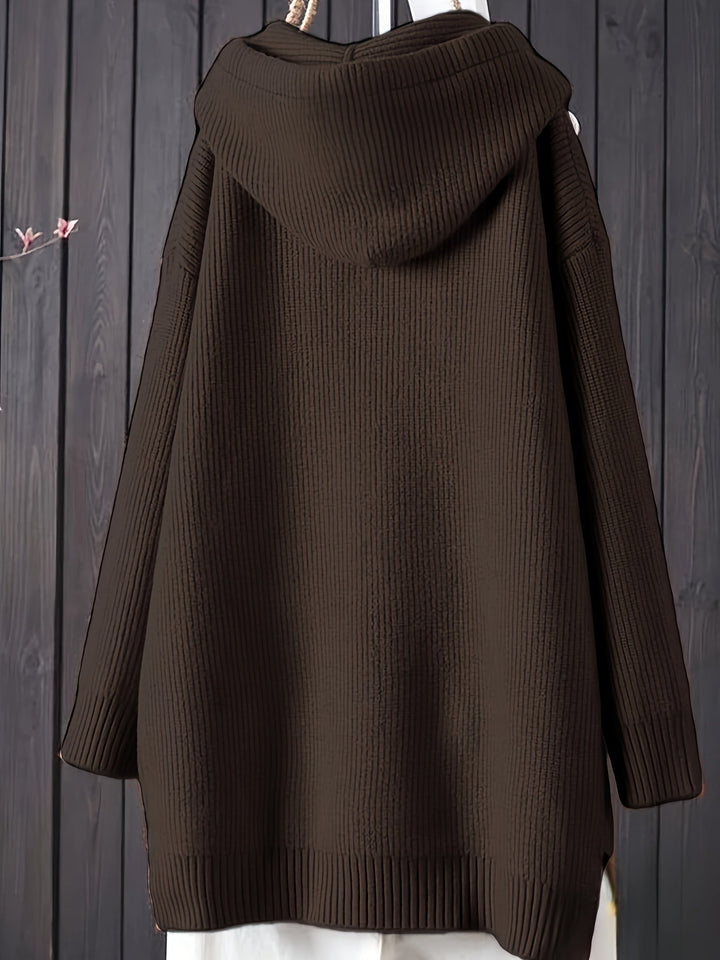 Genivee - סווטשירט ארוך שרוולים סרוג