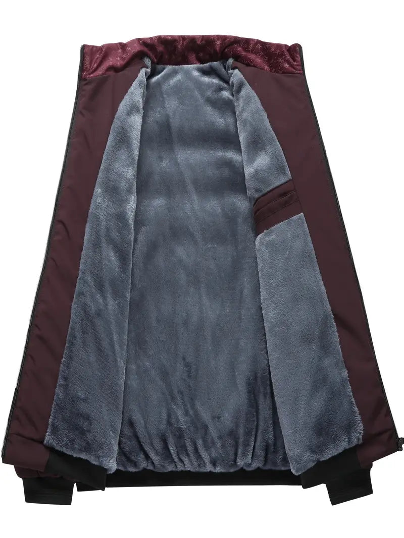 Bavuma - ז'קט פוליאסטר קז'ואל עם רוכסן