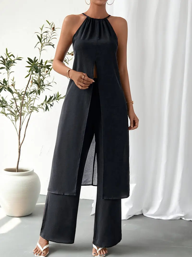 Eirini - סט אלגנטי ללא שרוולים