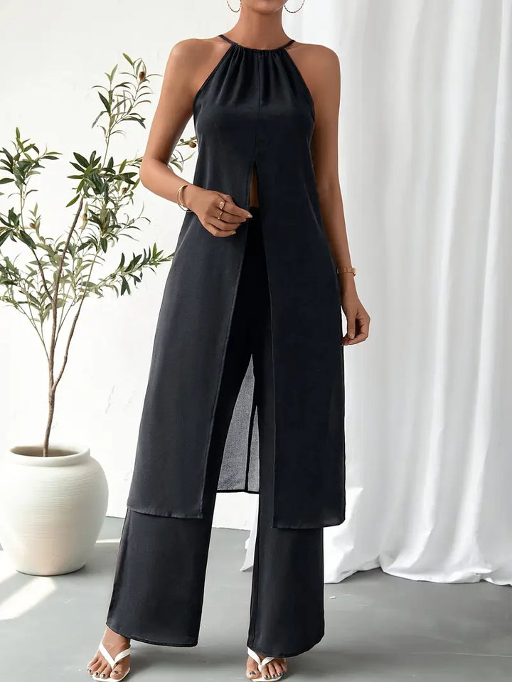 Eirini - סט אלגנטי ללא שרוולים