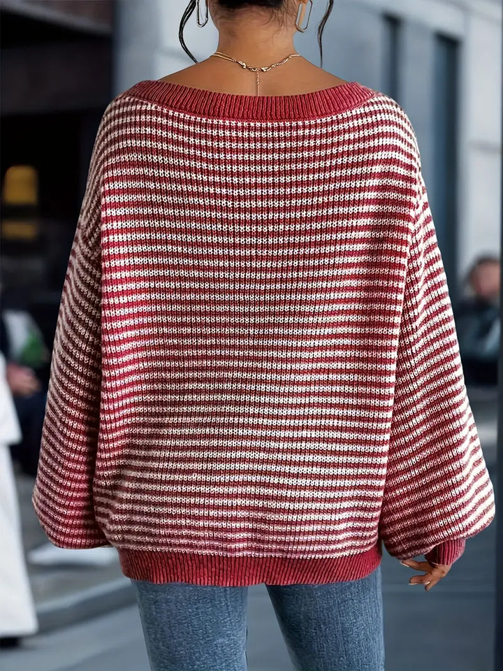 Nilufer - סוודר סרוג קז'ואל לחורף