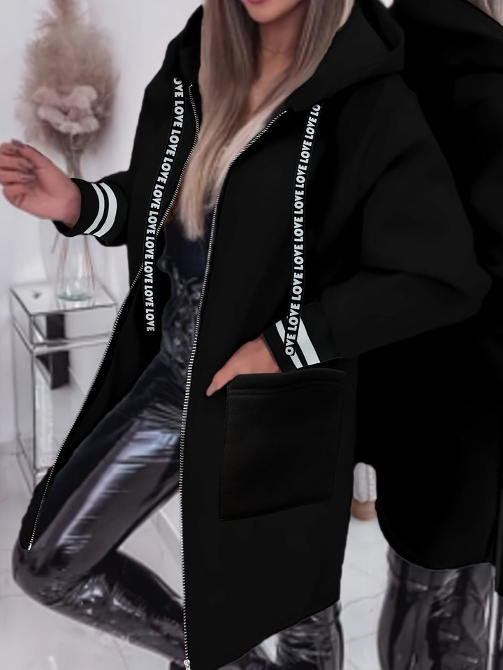 Nicola - ז'קט ארוך עם כיסים בצדדים