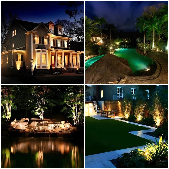 LumaBloom - זרקור סולארי לגינה