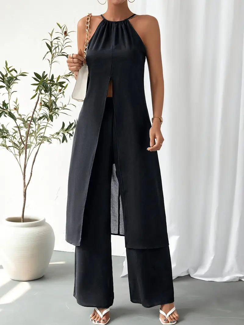 Eirini - סט אלגנטי ללא שרוולים