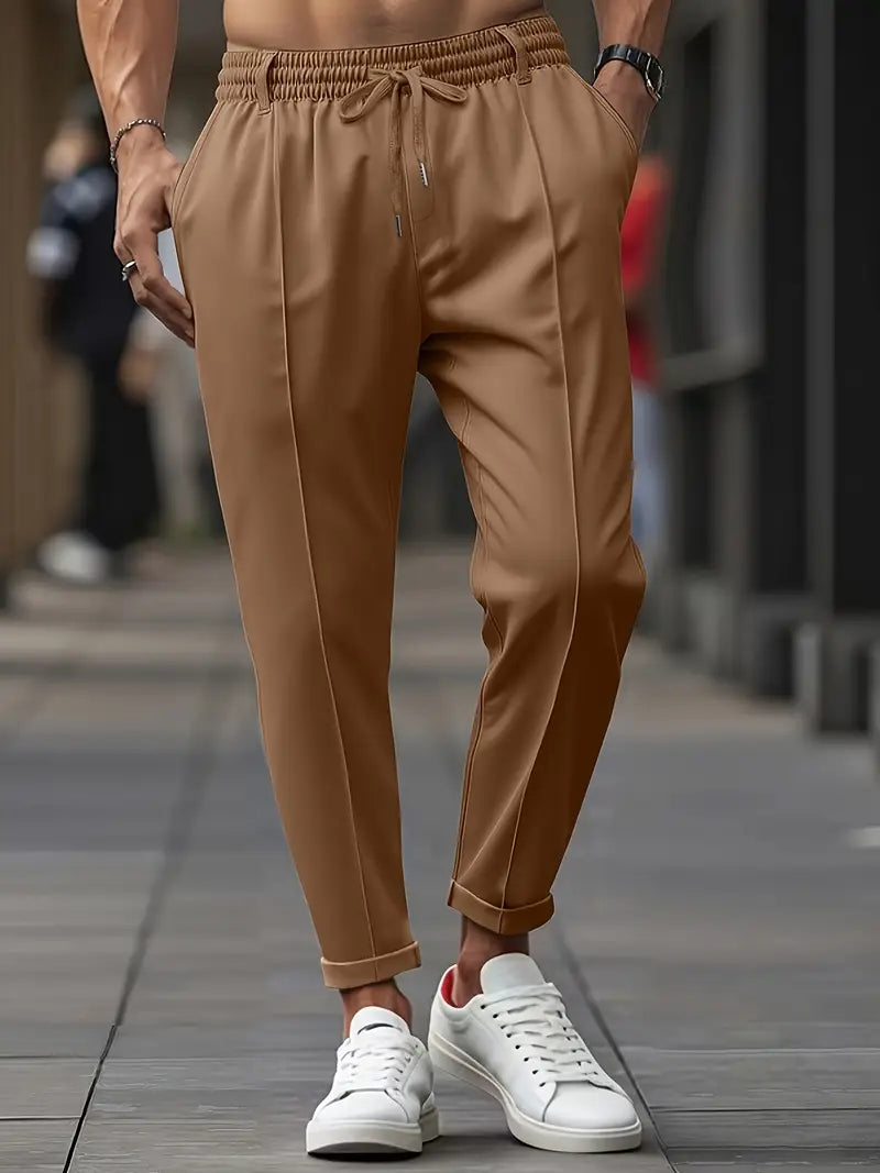 Crawford - קז'ואלגזרה צרהמכנסייםעם מותניים אלסטיים