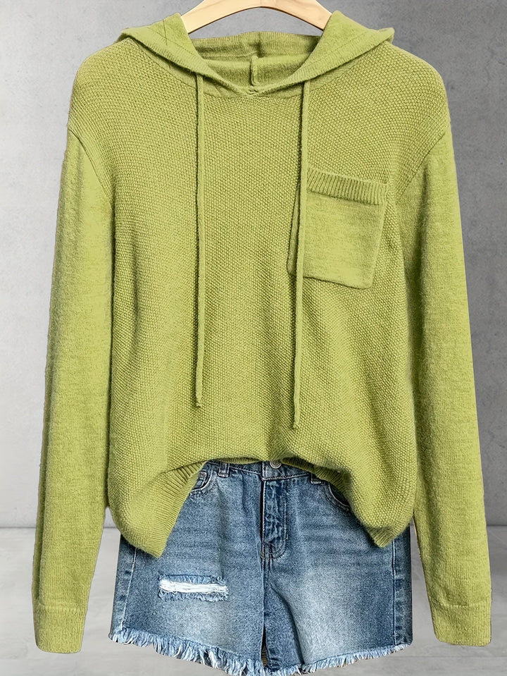 Nena -  סווטשירט קז'ואל עם שרוולים ארוכים וכיס קדמי