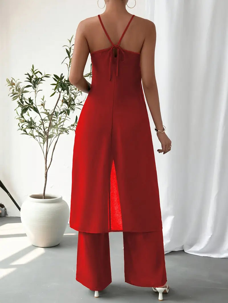 Eirini - סט אלגנטי ללא שרוולים