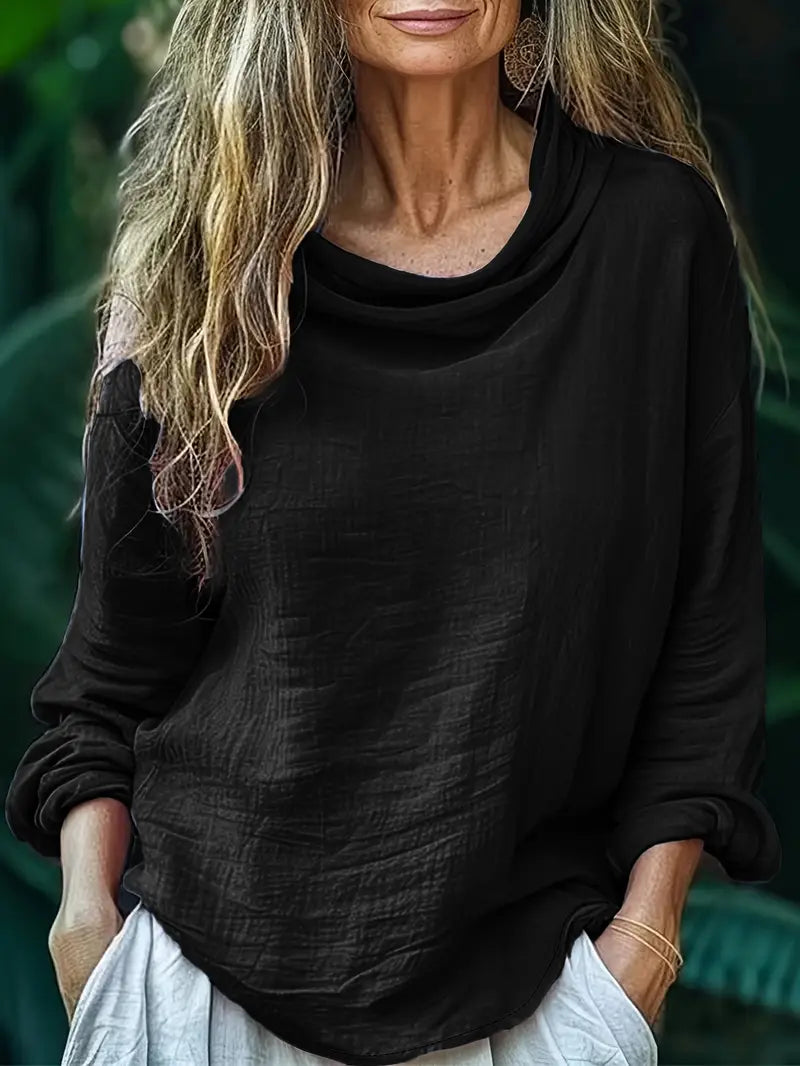 Hellen - חולצת שרוולים ארוכים אלגנטית