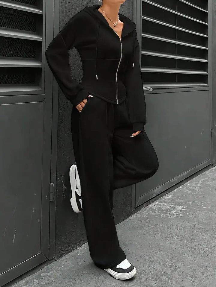 Nanci - סט שני חלקים קז'ואל עם שרוולים ארוכים