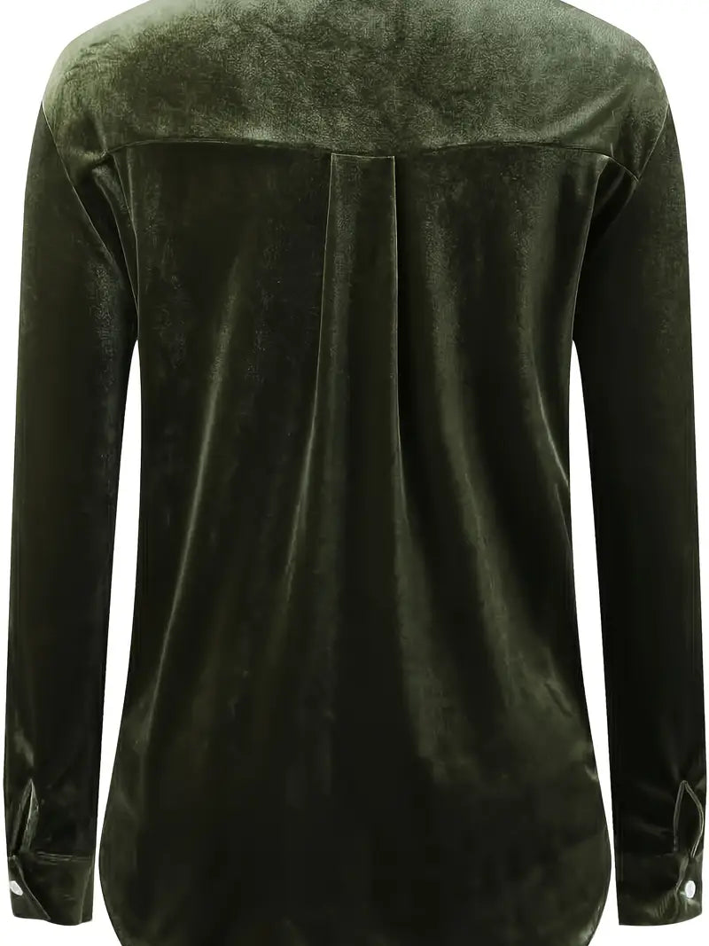 Geanie - חולצה עם שרוולים ארוכים וכיסים קדמיים