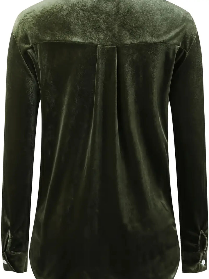 Geanie - חולצה עם שרוולים ארוכים וכיסים קדמיים