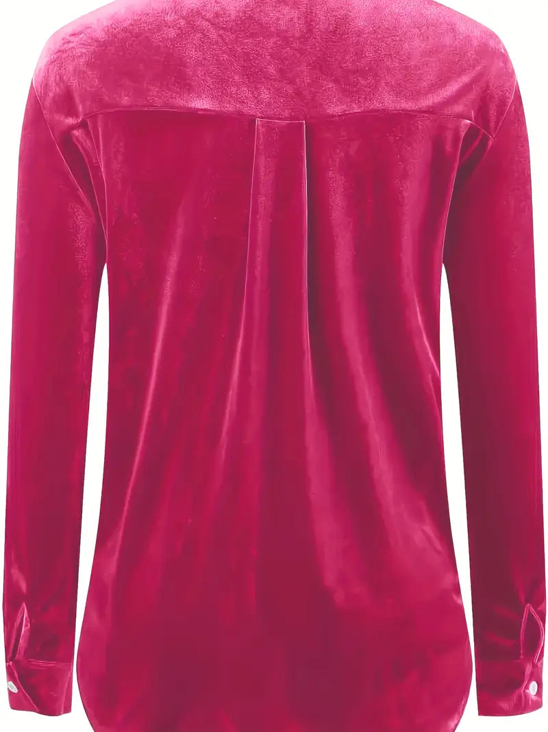 Geanie - חולצה עם שרוולים ארוכים וכיסים קדמיים