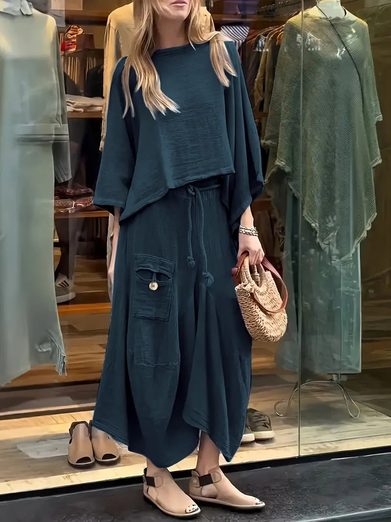 Phonsen - סט חולצה וחצאית פרימיום