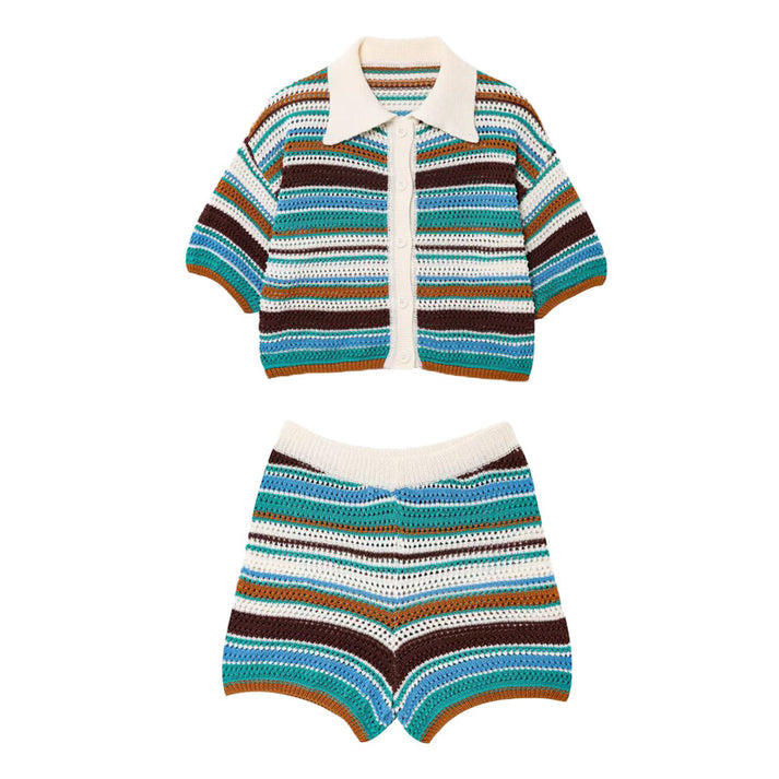 Efstratia - סט שני חלקים בסריגת קרושה