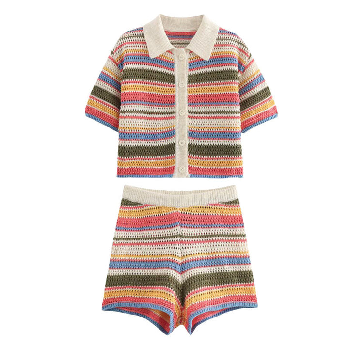 Efstratia - סט שני חלקים בסריגת קרושה