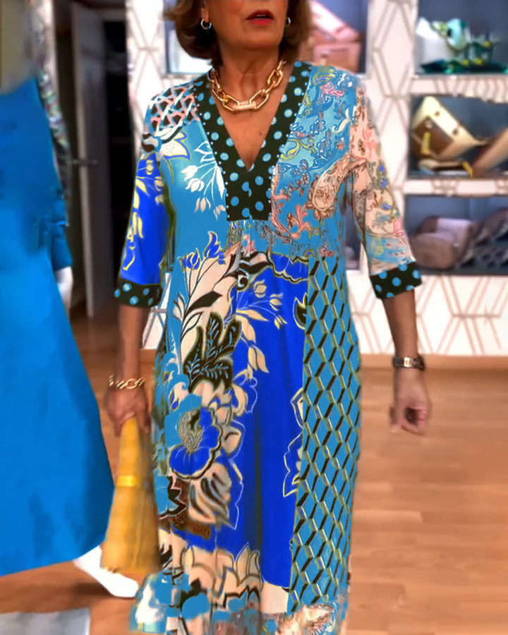 Charmaine - שמלת קיץ אלגנטית עם מחשוף V