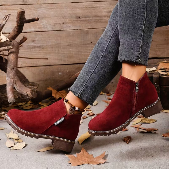 Myrcella - מגף עור אורטופדי קז'ואלי