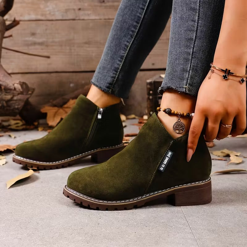 Myrcella - מגף עור אורטופדי קז'ואלי