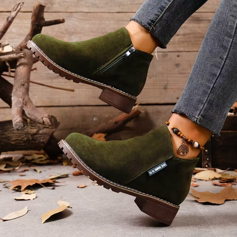 Myrcella - מגף עור אורטופדי קז'ואלי