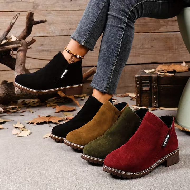 Myrcella - מגף עור אורטופדי קז'ואלי