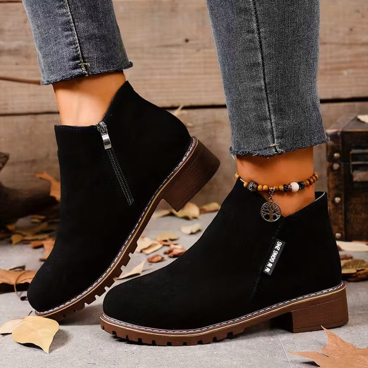 Myrcella - מגף עור אורטופדי קז'ואלי