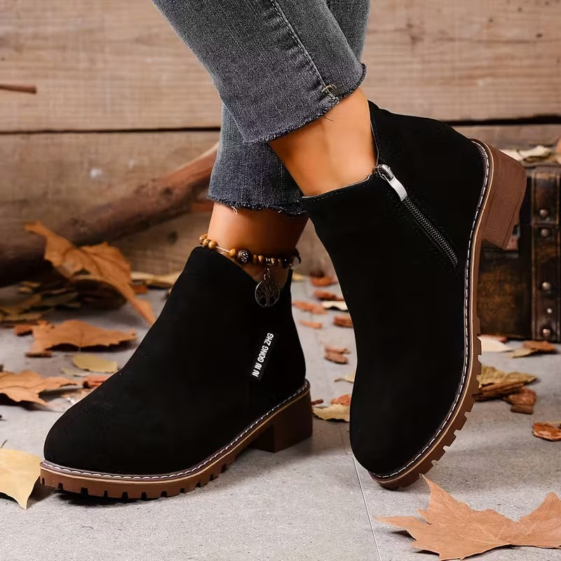 Myrcella - מגף עור אורטופדי קז'ואלי