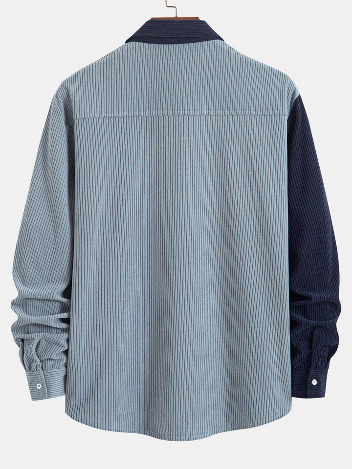 Dariel - סט חולצה ומכנסיים מבד קורדרוי