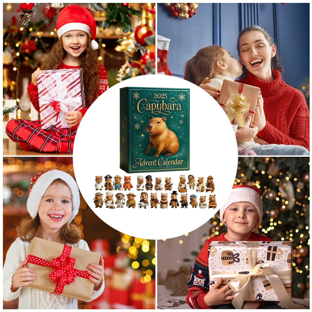 CapyJoy -  לוח שנה של קפיבררה דו-ממדי