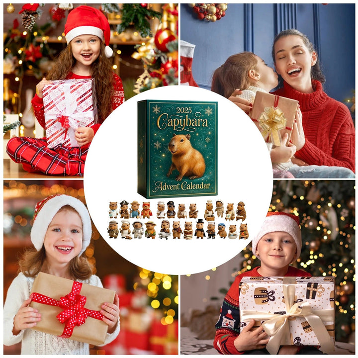 CapyJoy -  לוח שנה של קפיבררה דו-ממדי