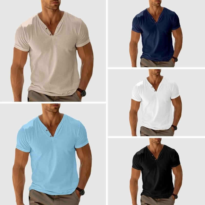 Eligio - טי-שירט סרוגה עם כפתורים