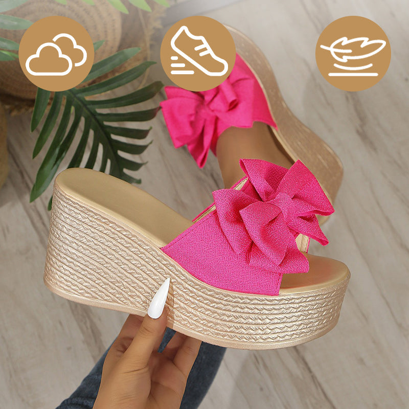 Sloane - נעלי בית נוחות עם קשת וסוליה עבה