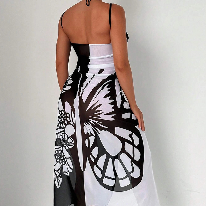 Melora - כיסוי לבגד ים עם הדפס פרפרים