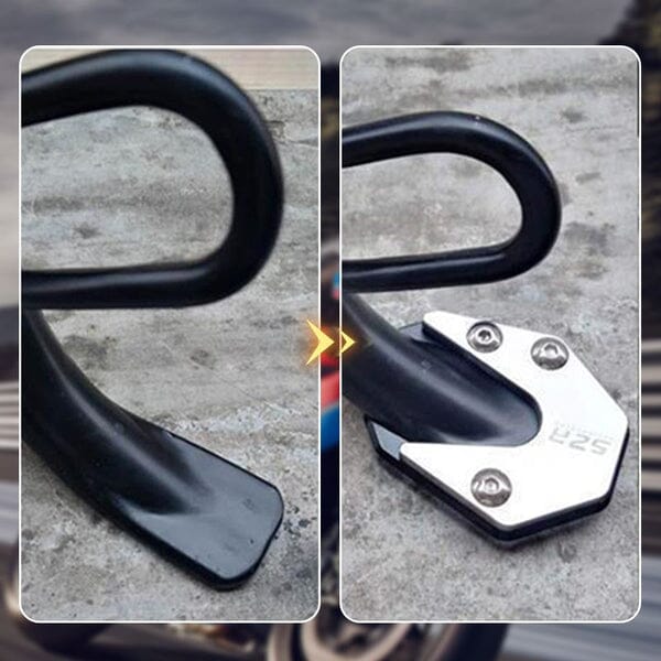 BalanceGuard - רפידת תמיכה לכף הרגל עם לוחית הארכה למתקן צדדי לאופנוע