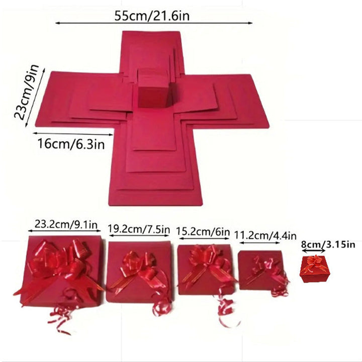 MagicUnfold - ערכת קופסת מתנה מפתיעה