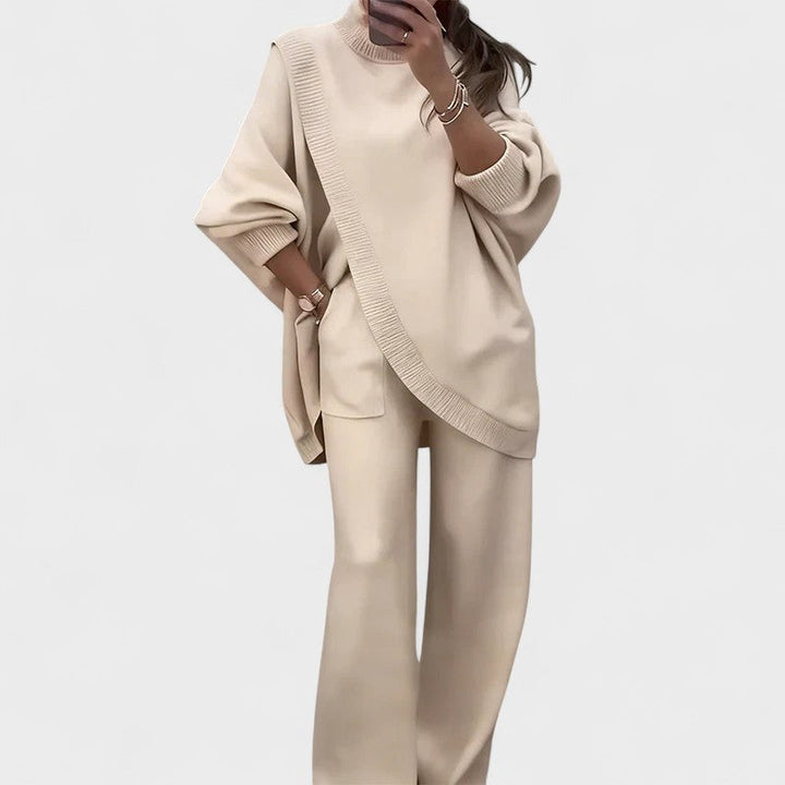 Karisa - סט אלגנטי סרוג בן שני חלקים