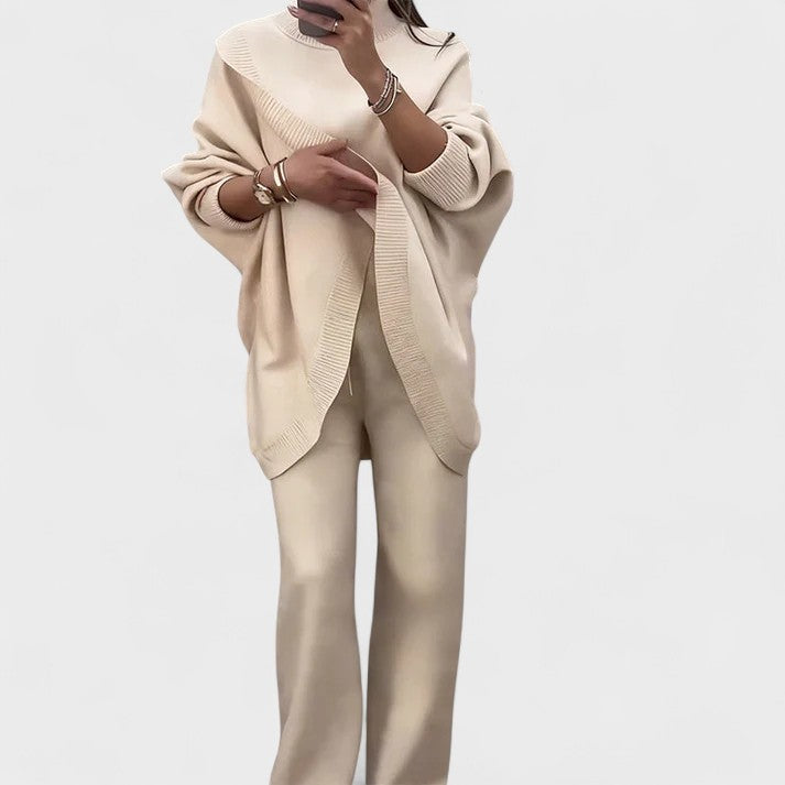 Karisa - סט אלגנטי סרוג בן שני חלקים